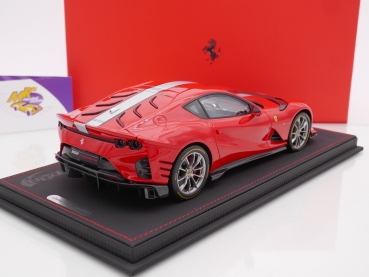Preview: BBR P118207B1 # Ferrari 812 Competizone Sportwagen Baujahr 2021 " rosa corsa 322 " 1:18