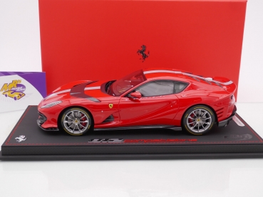 Preview: BBR P118207B1 # Ferrari 812 Competizone Sportwagen Baujahr 2021 " rosa corsa 322 " 1:18