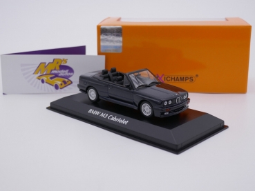 Maxichamps 940020330 # BMW M3 Cabriolet (E30) Baujahr 1988 " dunkelblaumetallic " 1:43