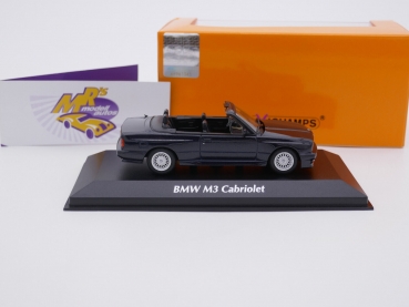 Preview: Maxichamps 940020330 # BMW M3 Cabriolet (E30) Baujahr 1988 " dunkelblaumetallic " 1:43