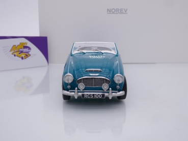 Preview: Norev 182600 # Austin Healey 3000 Mk.1 Cabriolet Baujahr 1959 " mintgrün " 1:18