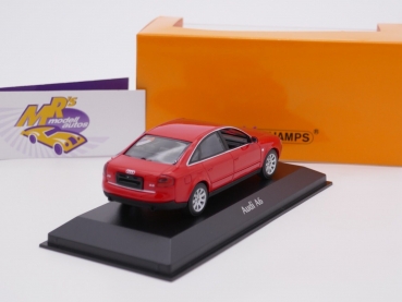 Preview: Maxichamps 940017100 # Audi A6 Limousine Baujahr 1997 " rot " 1:43