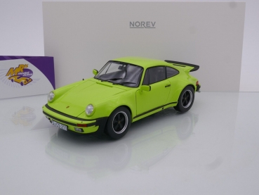 Norev 187666 # Porsche 911 Turbo 3.0 Coupe Baujahr 1976 " hellgrün " 1:18
