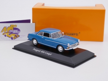 Maxichamps 940112921 # Peugeot 404 Coupe Baujahr 1962 " blau " 1:43
