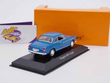 Preview: Maxichamps 940112921 # Peugeot 404 Coupe Baujahr 1962 " blau " 1:43