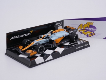 Minichamps 537214904 # McLaren MCL35M F1 Nr.4 Monaco GP 2021 " Lando Norris " 1:43