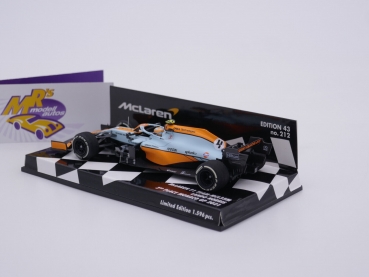 Preview: Minichamps 537214904 # McLaren MCL35M F1 Nr.4 Monaco GP 2021 " Lando Norris " 1:43