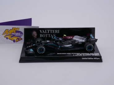 Preview: Minichamps 410210177 # Mercedes-AMG W12 E F1 Bahrain GP 2021 " Valteri Bottas " 1:43