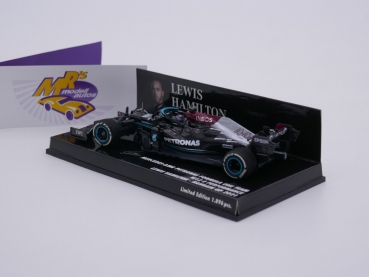 Preview: Minichamps 410210144 # Mercedes-AMG W12 E F1 Bahrain GP 2021 " Lewis Hamilton " 1:43