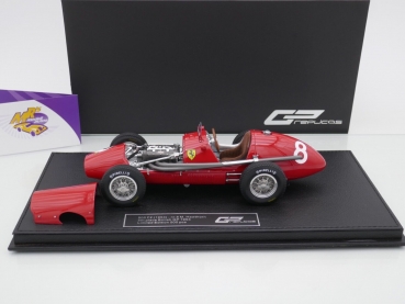 GP Replicas GP81B # Ferrari 500 F2 5th. British GP 1953 " Mike Hawthorn " 1:18