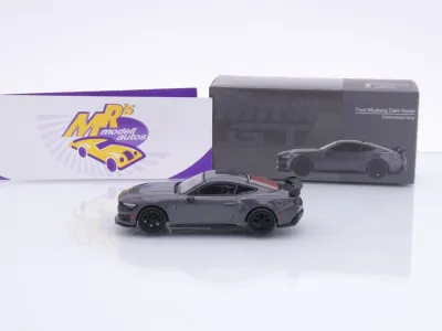 Preview: TSM MINI GT MGT00957-L # Ford Mustang Dark Horse Baujahr 2024 " Carbonized Grey " 1:64