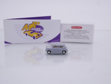 Preview: Wiking 0226 06 # Austin 7 Mini Baujahr 1959 - 1967 " silbergrau " 1:87