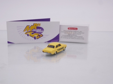 Preview: Wiking 0200 02 # Ford 17M Limousine Baujahr 1960-1964 gelb " Toense " 1:87
