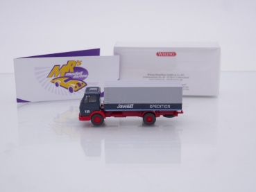 Preview: Wiking 0437 03 # Mercedes NG Pritschen-Lkw Baujahr 1973-1980 " Spedition Schmidt Gevelsberg " 1:87