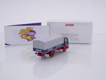 Preview: Wiking 0437 03 # Mercedes NG Pritschen-Lkw Baujahr 1973-1980 " Spedition Schmidt Gevelsberg " 1:87