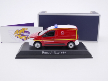Preview: Norev 511337 # Renault Express Baujahr 2021 " Pompiers - Chef de Groupe " 1:43