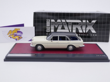 Preview: Matrix MX41302-251 # Mercedes Benz W108 Crayford Estate Baujahr 1970 " beige-schwarz " 1:43