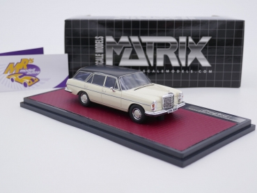 Preview: Matrix MX41302-251 # Mercedes Benz W108 Crayford Estate Baujahr 1970 " beige-schwarz " 1:43
