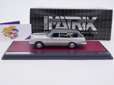 Preview: Matrix MX41302-252 # Mercedes Benz W108 Crayford Estate Baujahr 1970 " silber-schwarz " 1:43