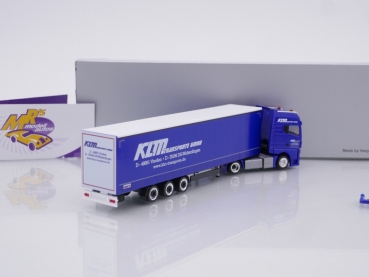 Preview: Herpa 951005 # MAN TGX GX Lowliner-Sattelzug " KLM Transporte GmbH Vreden " 1:87