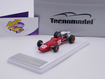 Tecnomodel TM43-13A # Ferrari F.312 F1-67 Nr.18 Monaco GP 1967 " L. Bandini " 1:43