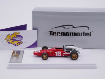 Tecnomodel TM43-13A # Ferrari F.312 F1-67 Nr.18 Monaco GP 1967 " L. Bandini " 1:43