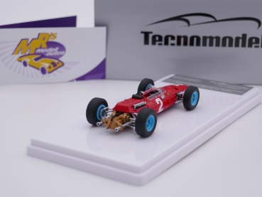 Preview: Tecnomodel TM43-11C # Ferrari 512 F1 Nr.2 Zandvoort GP 1965 " John Surtees " 1:43
