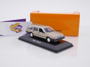 Maxichamps 940171711 # Volvo 740 GL Break Baujahr 1986 " goldmetallic " 1:43