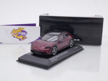 Minichamps 410069300 # Porsche Taycan Cross Tourismo Turbo S Baujahr 2022 " cherrymetallic " 1:43