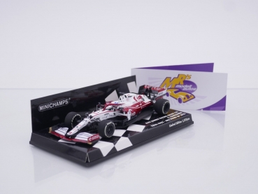 Minichamps 417212307 # Alfa Romeo C41 Final Abu Dhabi GP 2021 " Kimi Raikkonen " 1:43