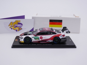 Preview: Spark SG639 # BMW M4 No.16 DTM Hockenheim 2019 Team BMW RMG " Timo Glock " 1:43