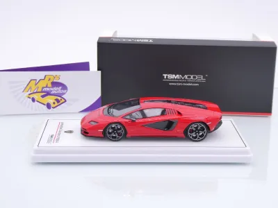 Preview: TSM Models 430782 # Lamborghini Countach LPI800-4 Baujahr 2023 " Rosso Mars " 1:43