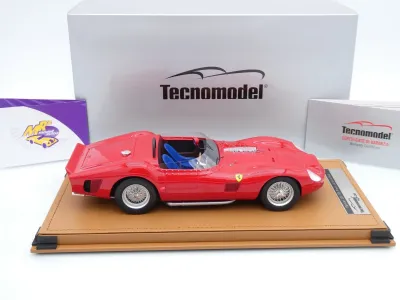 Preview: Tecnomodel TM18-232F # Ferrari 330 TRI Press Version 1962 " Rosso Corsa " 1:18
