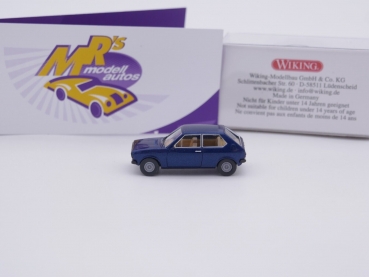 Preview: Wiking 0036 45 # Volkswagen Polo 1 Baujahr 1965-1979 " bahamablau-metallic " 1:87