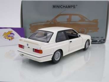Preview: Minichamps 180020307 # BMW M3 (E30) Baujahr 1987 " weiß " 1:18