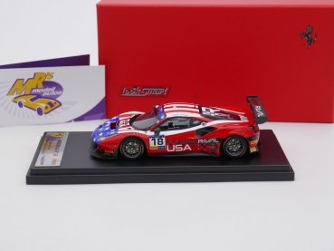 Preview: Look Smart LSRC078 # Ferrari 488 GT3 Evo Nr.18 8th Games 2019 " Team USA "  1:43
