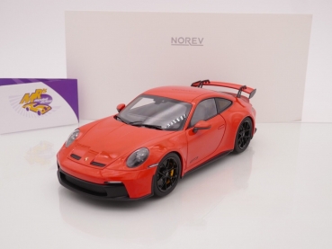 Norev 187300 # Porsche 911 GT3 Coupe Baujahr 2021 " lavaorange " 1:18