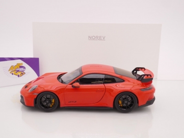 Preview: Norev 187300 # Porsche 911 GT3 Coupe Baujahr 2021 " lavaorange " 1:18