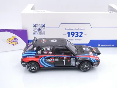Preview: Solido S1807809 # Lancia Delta HF #1 Rallye Monte Carlo 1990 " Martini Racing " 1:18