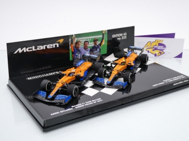 Preview: Minichamps 532210304 # McLaren Edition 43 No. 222 Doppel Set " Italian GP Win " 1:43