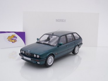Norev 183219 # BMW 325i E30 Touring Baujahr 1990 " dunkelgrünmetallic " 1:18