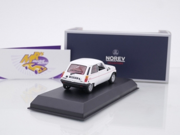 Preview: Norev 510535 # Renault 5 Alpine Turbo Baujahr 1983 " weiß - rot " 1:43
