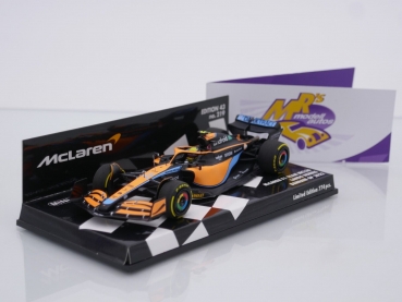 Minichamps 537224304 # McLaren F1 MCL36 Bahrain GP 2022 " Lando Norris " 1:43