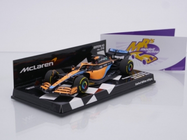 Minichamps 537224303 # McLaren F1 MCL36 Bahrain GP 2022 " Daniel Ricciardo " 1:43