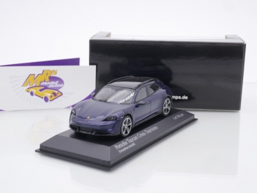Minichamps 410069301 # Porsche Taycan Cross Tourismo Turbo S Baujahr 2022 " Enzianblau-metallic " 1:43