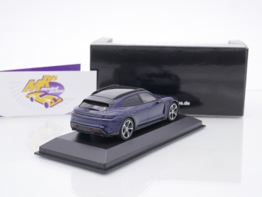 Preview: Minichamps 410069301 # Porsche Taycan Cross Tourismo Turbo S Baujahr 2022 " Enzianblau-metallic " 1:43