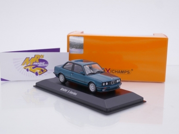 Maxichamps 940024002 # BMW 3-Series (E30) Baujahr 1986 " dunkelgrünmetallic " 1:43