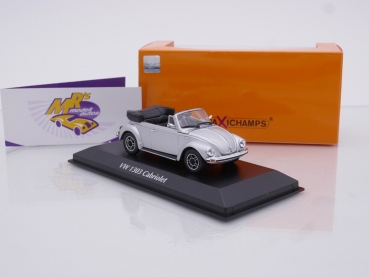 Maxichamps 940055130 # Volkswagen 1303 Cabriolet Baujahr 1979 " silbermetallic " 1:43