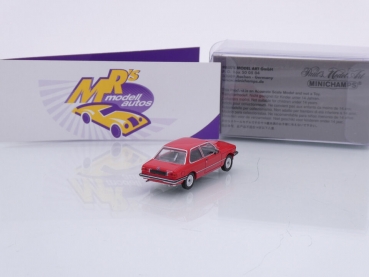 Preview: Minichamps 870020004 # BMW 323i E21 Limousine Baujahr 1975 " rot " 1:87