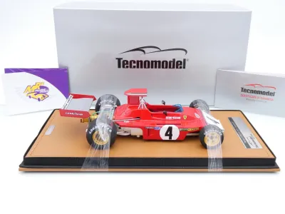 Preview: Tecnomodel TM18-411C # Ferrari 312B3-73 F1 #4 Kanada GP 1973 " Arturo Merzario " 1:18